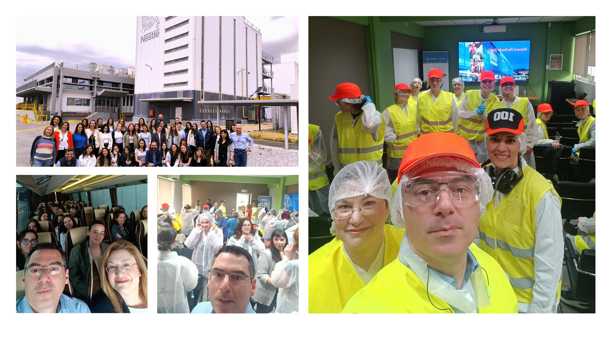 NTUA visit to NESTLE factory - women in engineering